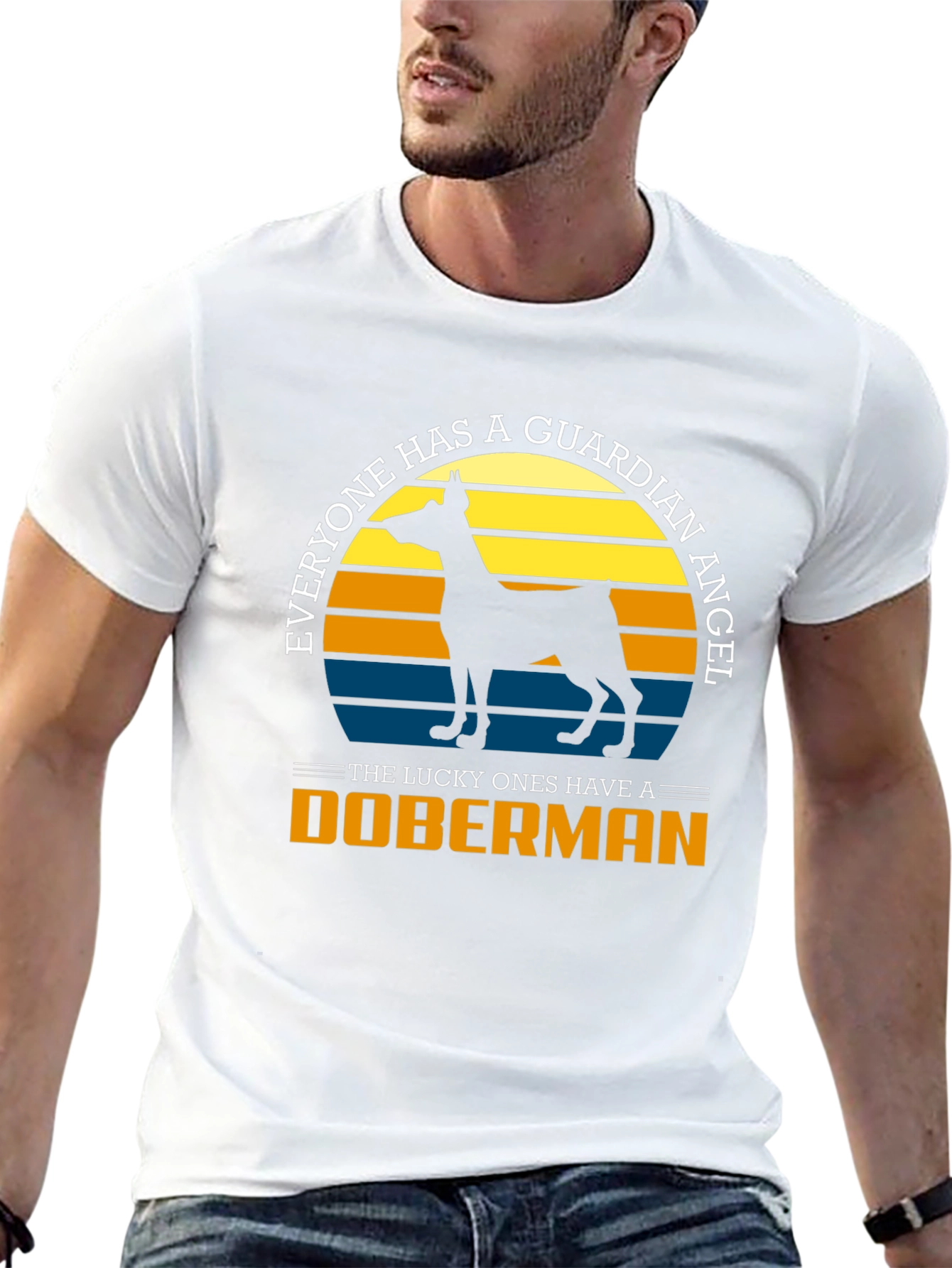 Doberman Guardian Angel T-Shirt