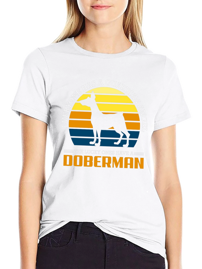 Doberman Guardian Angel T-Shirt