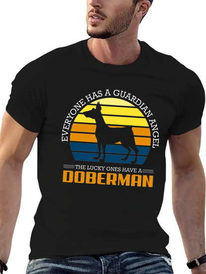 Doberman Guardian Angel T-Shirt