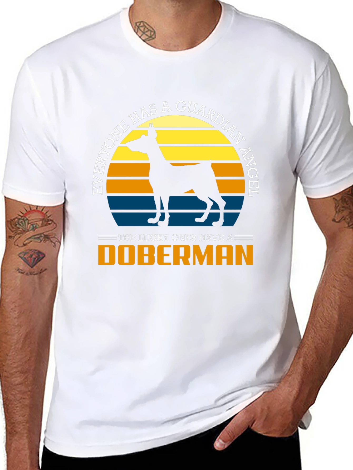 Doberman Guardian Angel T-Shirt