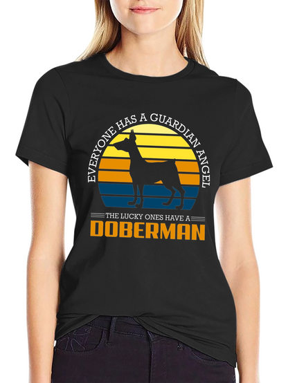 Doberman Guardian Angel T-Shirt