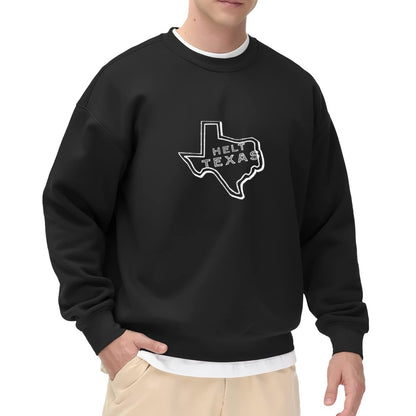 "Helt Texas" State Outline Graphic Crewneck