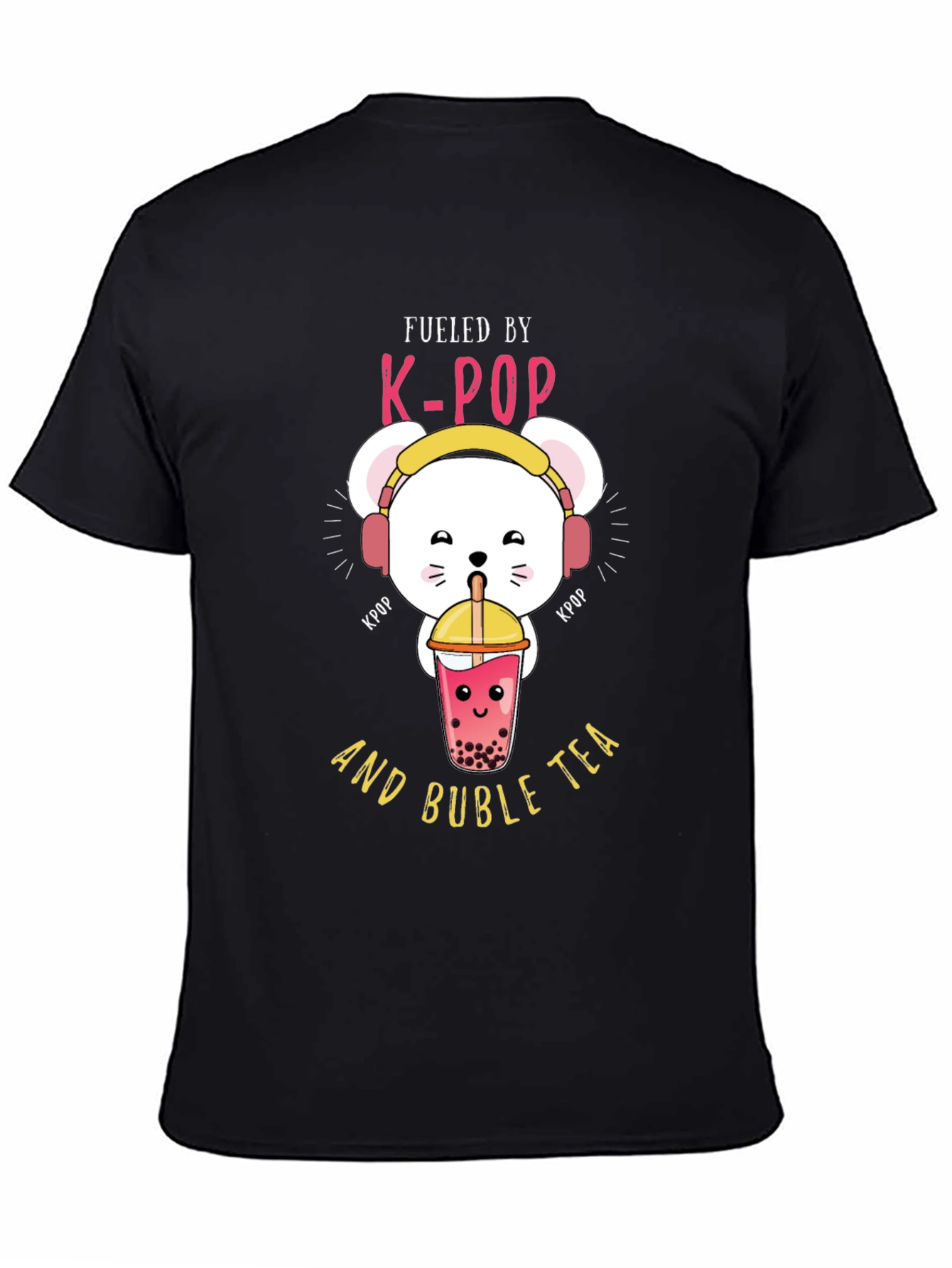 K-Pop Bubble Tea Graphic T-Shirt