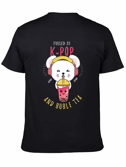 K-Pop Bubble Tea Graphic T-Shirt