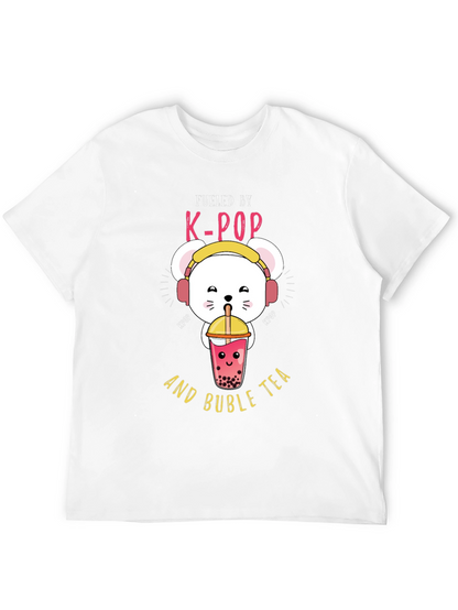 K-Pop Bubble Tea Graphic T-Shirt