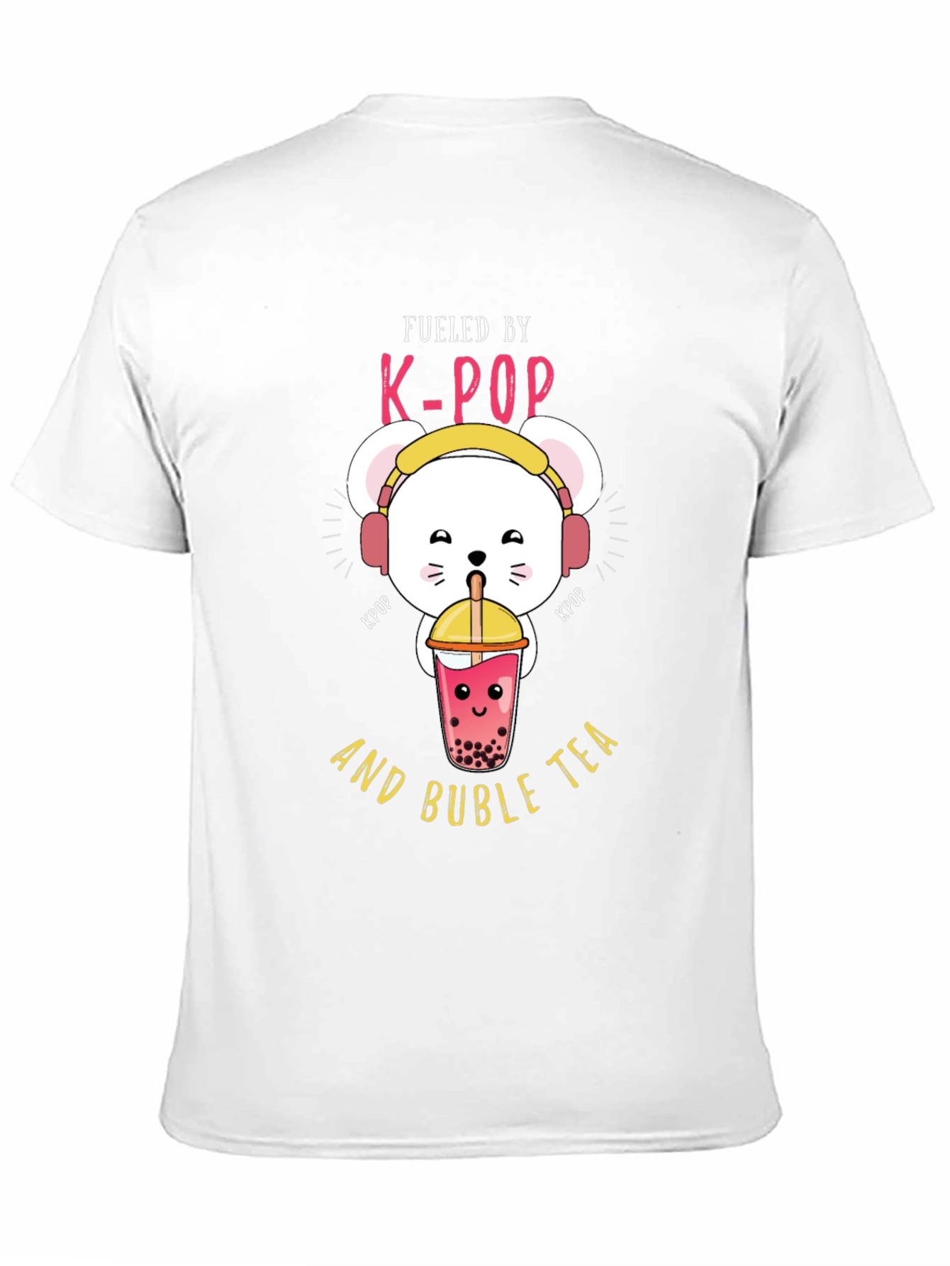K-Pop Bubble Tea Graphic T-Shirt