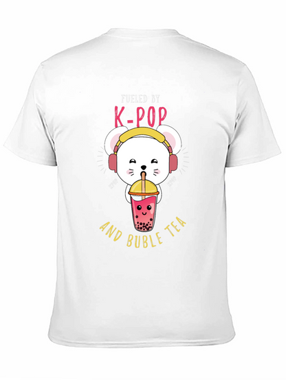 K-Pop Bubble Tea Graphic T-Shirt