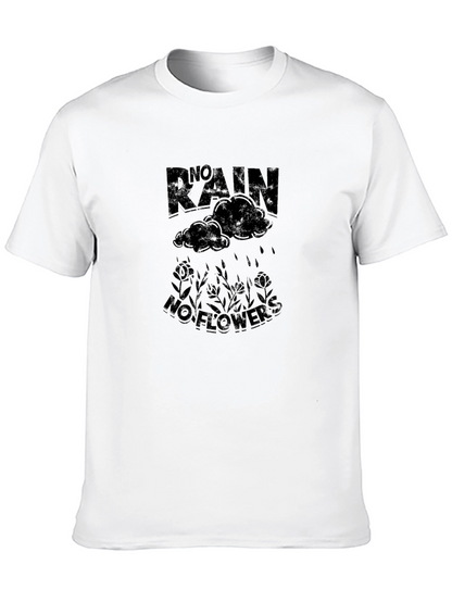No Rain No Flowers Graphic Tee - Black