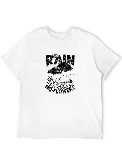 No Rain No Flowers Graphic Tee - Black