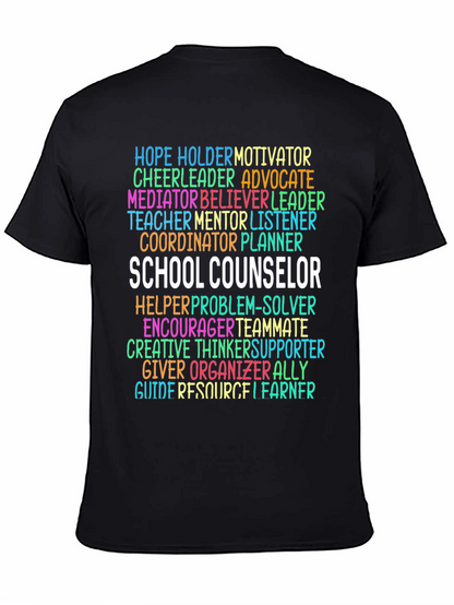 School Counselor Word Art T-Shirt