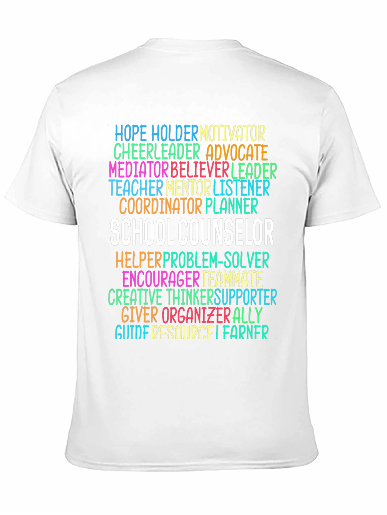 School Counselor Word Art T-Shirt