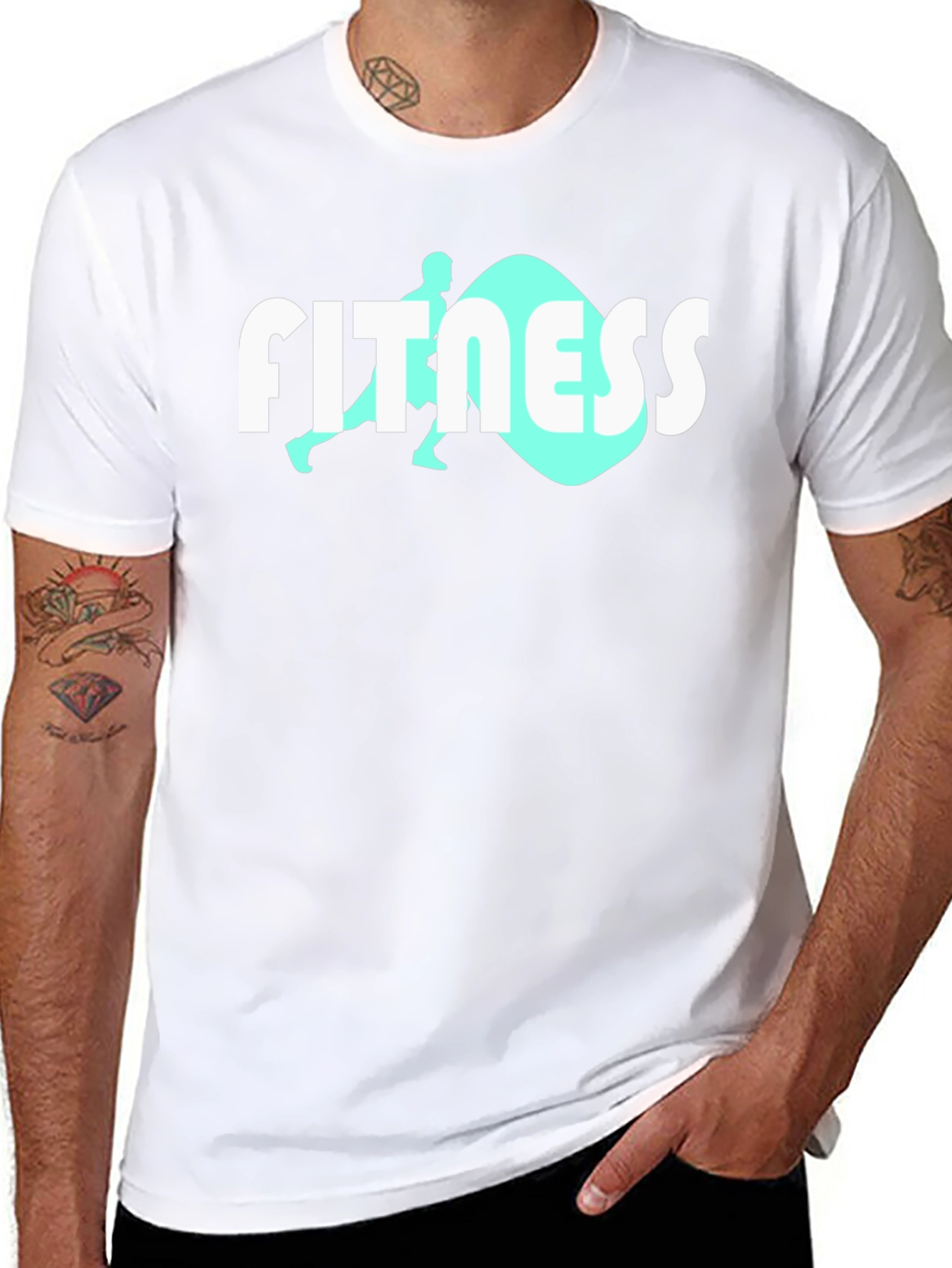 Fitness Graphic Tee - Black