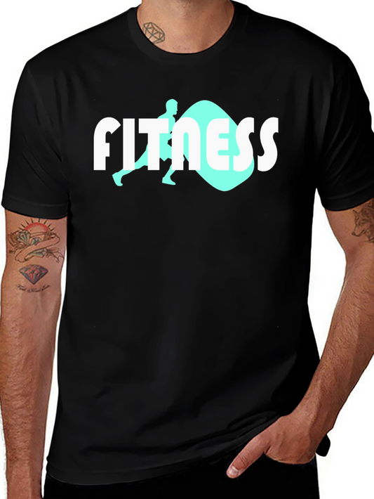 Fitness Graphic Tee - Black