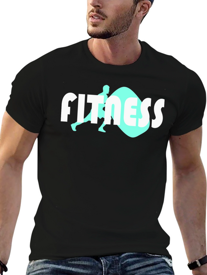 Fitness Graphic Tee - Black