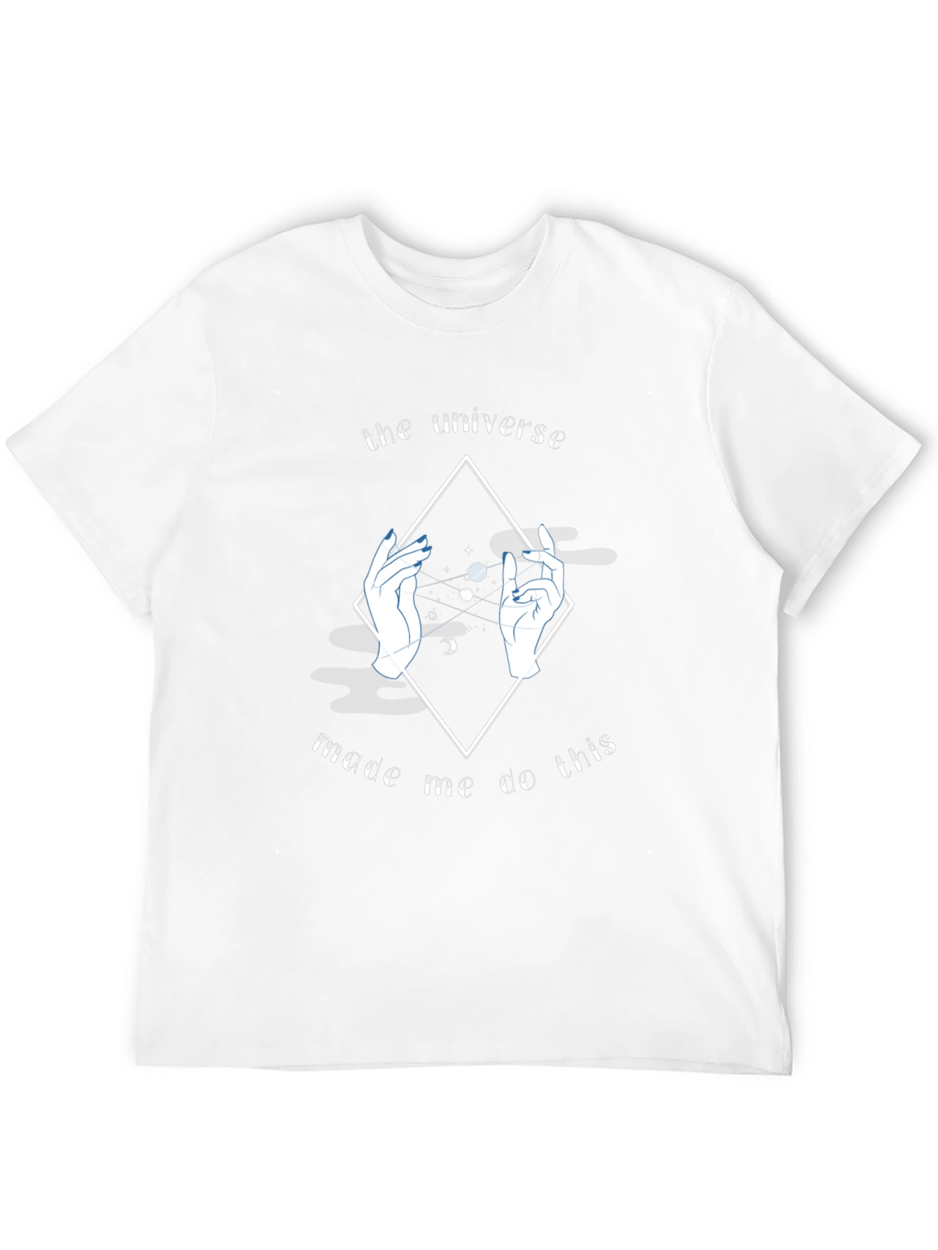 Universe Made Me Do This Graphic T-Shirt - Black