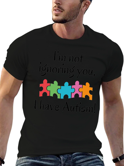 Autism Awareness T-Shirt - Puzzle Piece Design