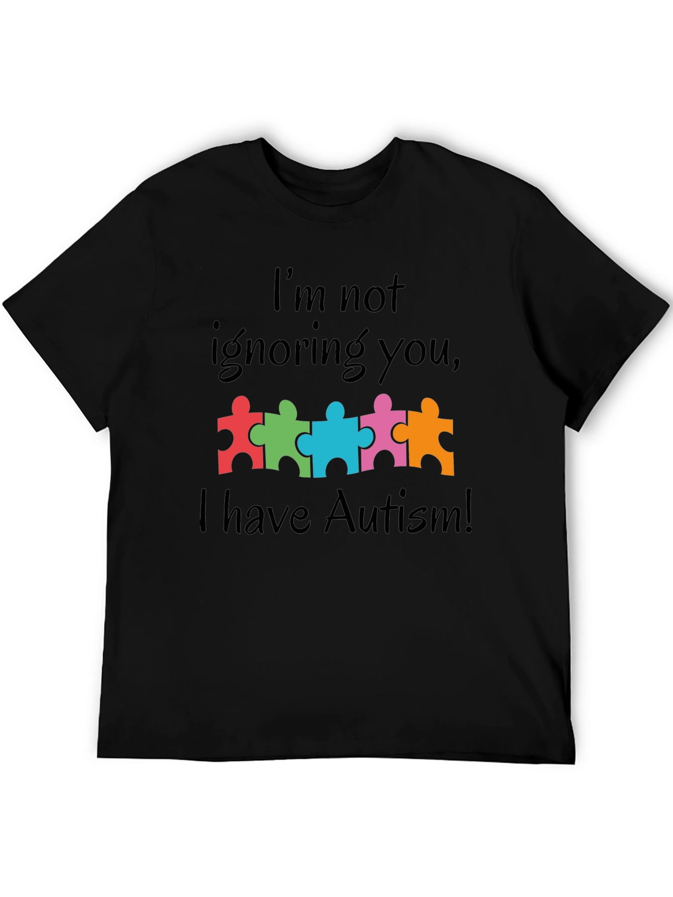 Autism Awareness T-Shirt - Puzzle Piece Design