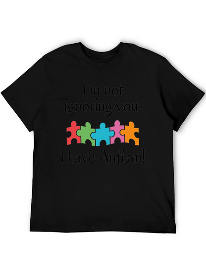 Autism Awareness T-Shirt - Puzzle Piece Design