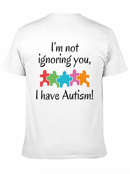 Autism Awareness T-Shirt - Puzzle Piece Design