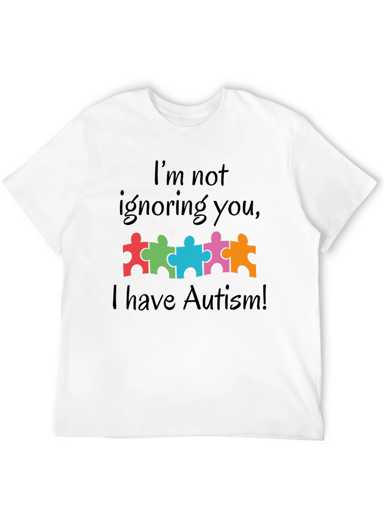 Autism Awareness T-Shirt - Puzzle Piece Design