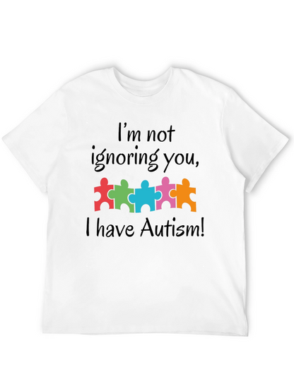Autism Awareness T-Shirt - Puzzle Piece Design