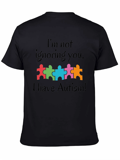 Autism Awareness T-Shirt - Puzzle Piece Design