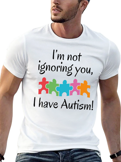 Autism Awareness T-Shirt - Puzzle Piece Design