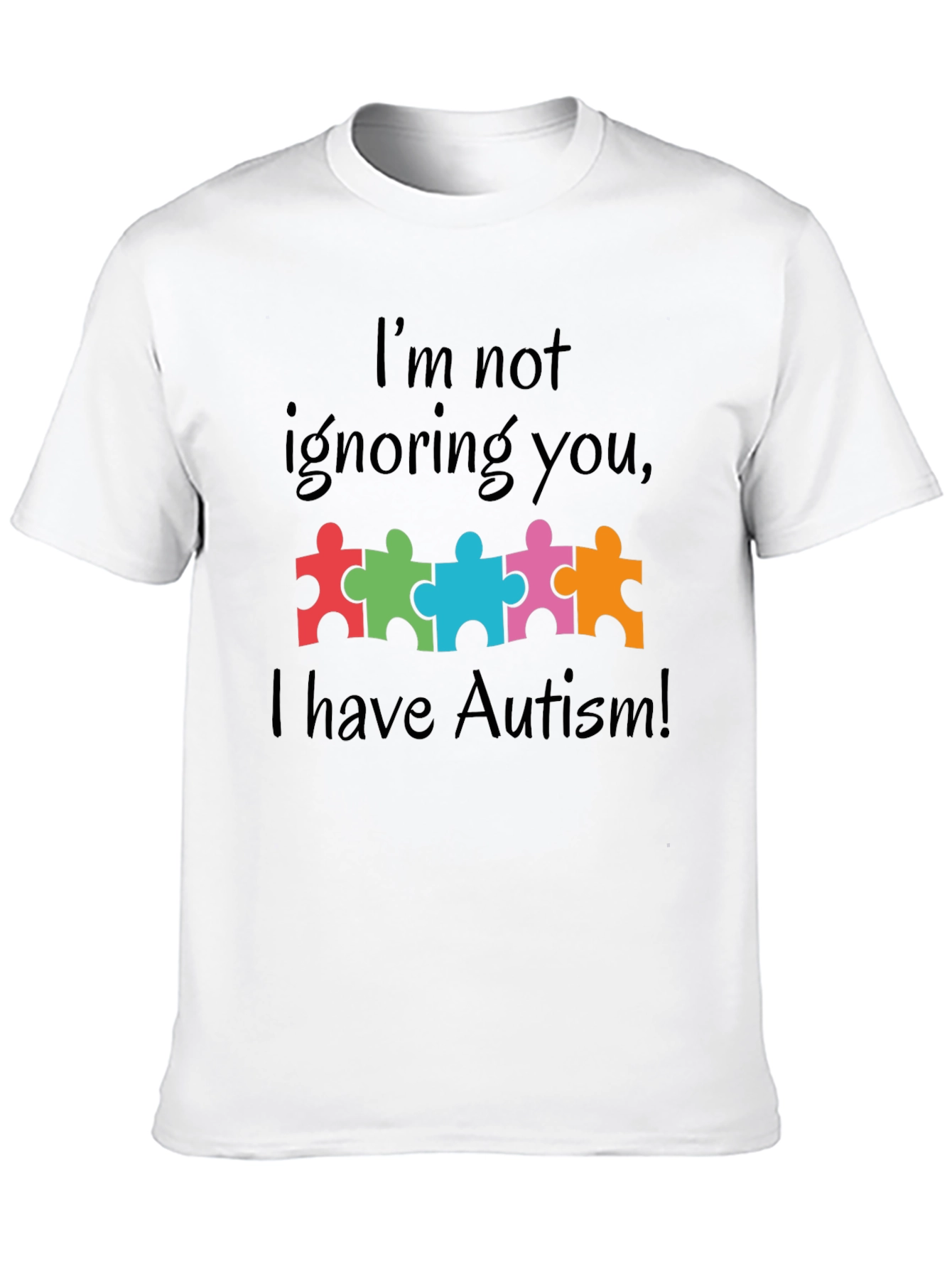 Autism Awareness T-Shirt - Puzzle Piece Design