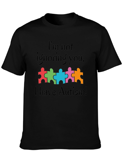 Autism Awareness T-Shirt - Puzzle Piece Design