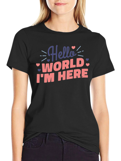 Hello World T-Shirt - Cute Graphic Tee