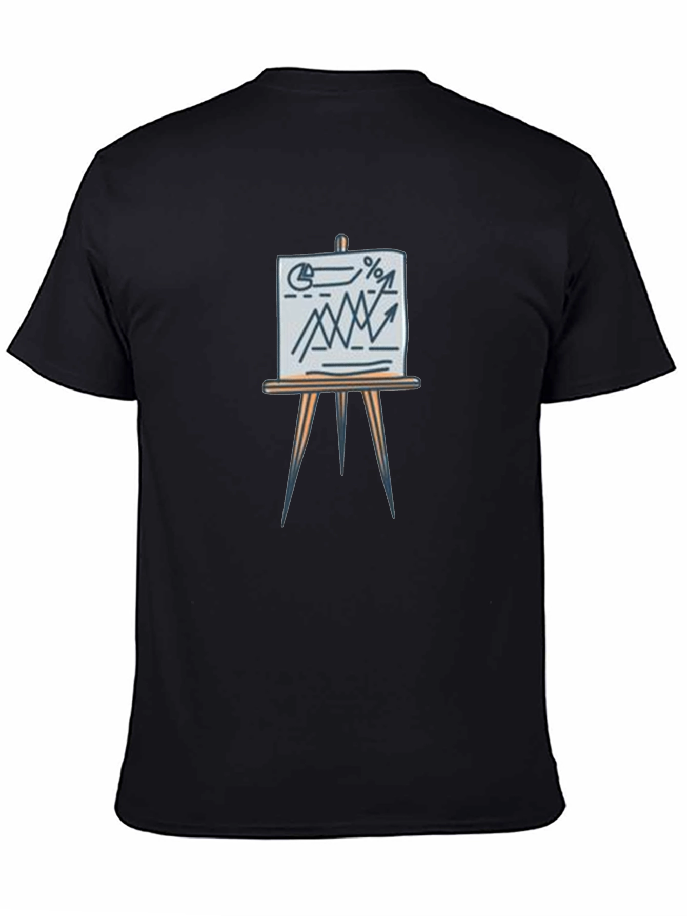 Business Graph Tee - Trendy Casual Wear