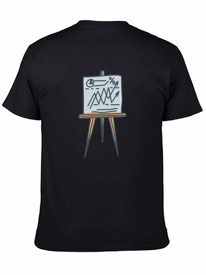 Business Graph Tee - Trendy Casual Wear