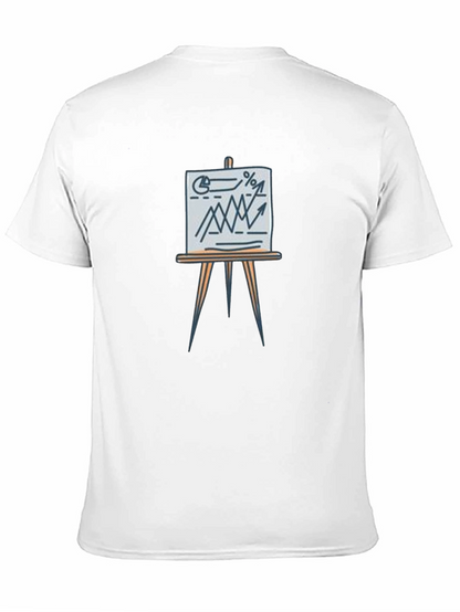 Business Graph Tee - Trendy Casual Wear