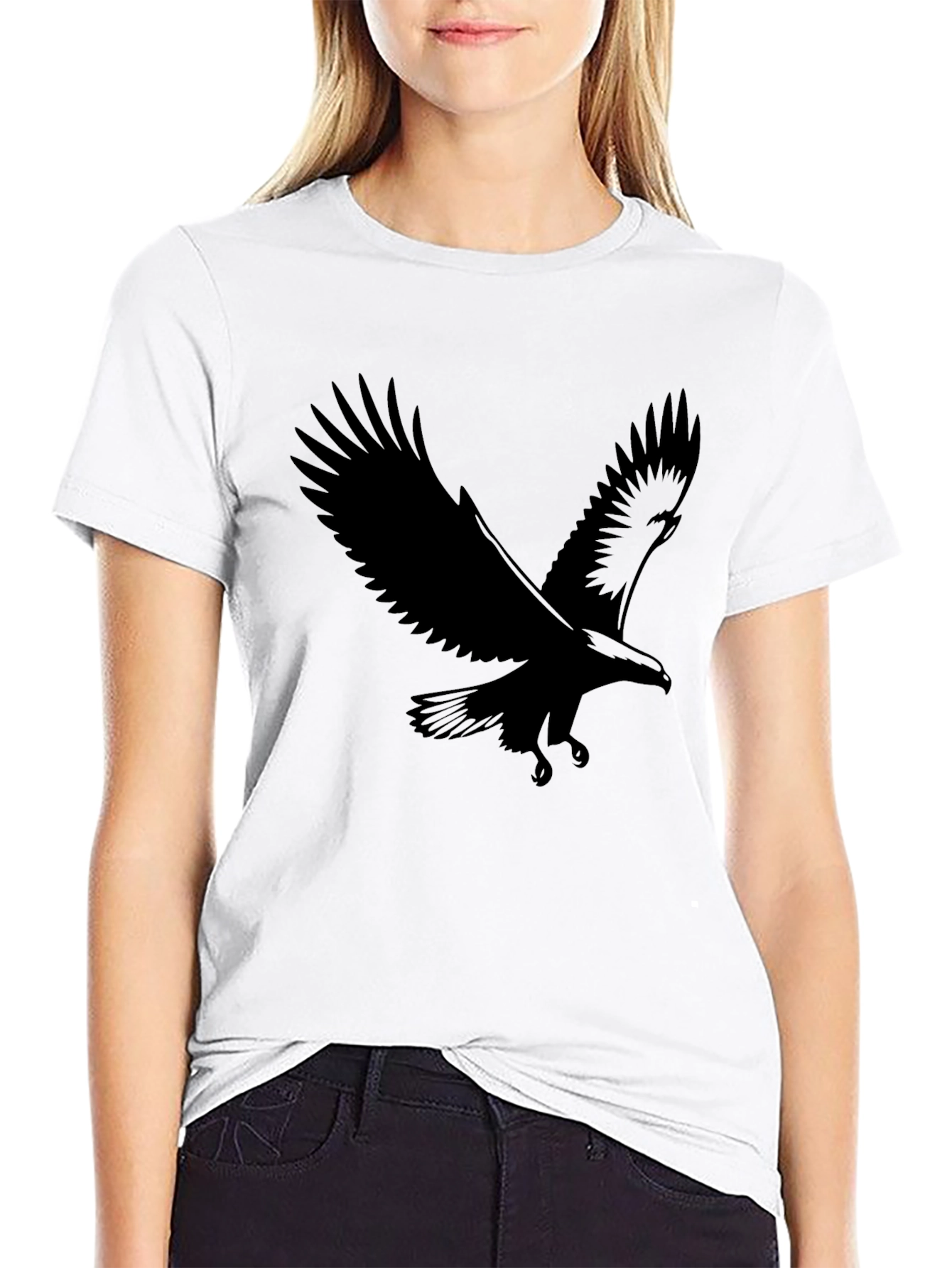 Black Eagle Graphic Tee - Mens Classic Fit