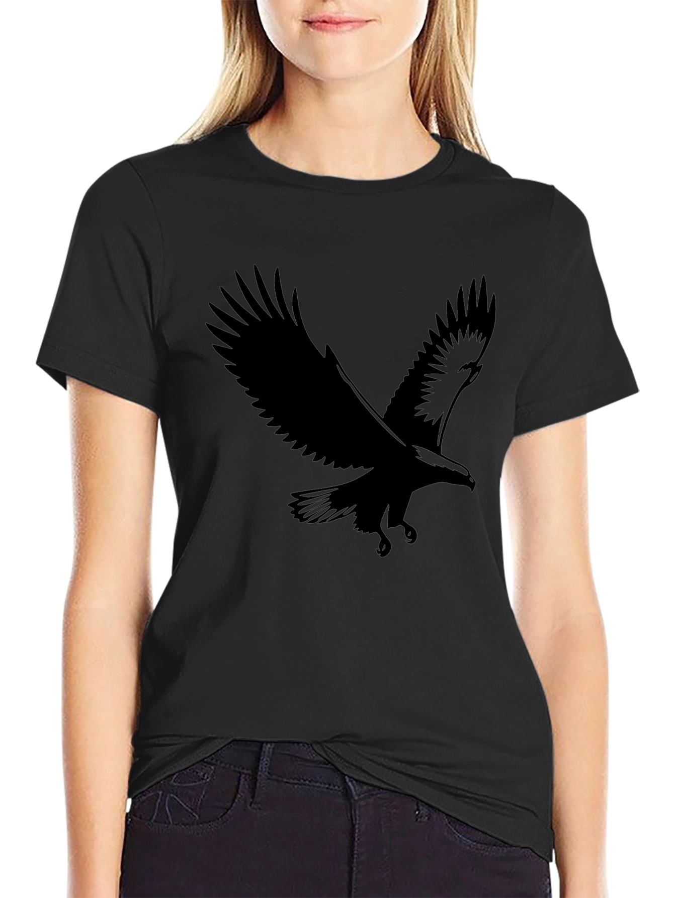 Black Eagle Graphic Tee - Mens Classic Fit