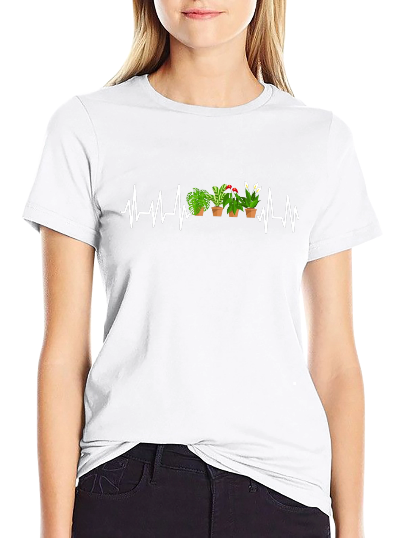 Heartbeat Plants Graphic T-Shirt - Gardener Gift