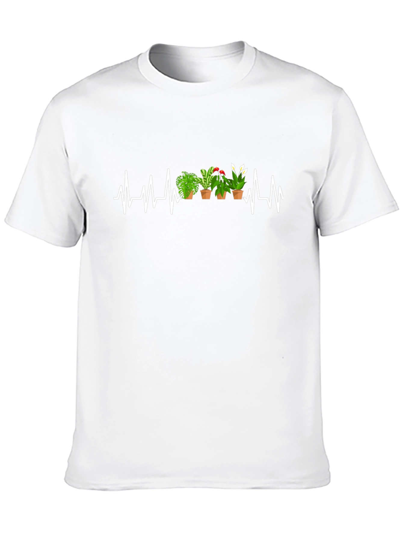 Heartbeat Plants Graphic T-Shirt - Gardener Gift