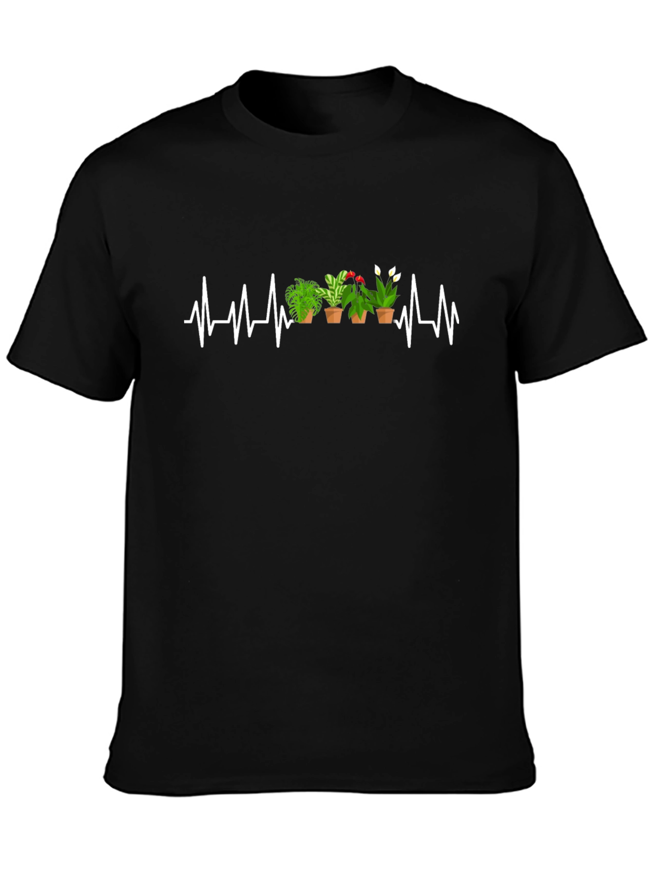 Heartbeat Plants Graphic T-Shirt - Gardener Gift