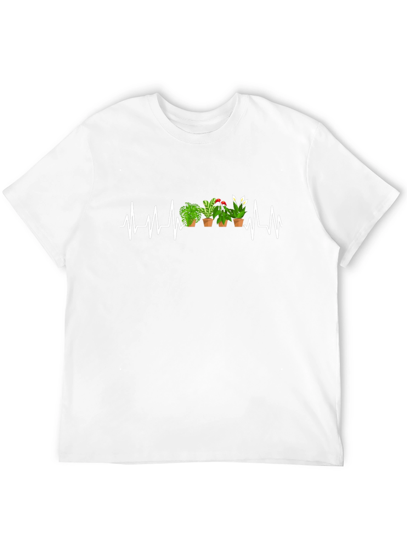 Heartbeat Plants Graphic T-Shirt - Gardener Gift