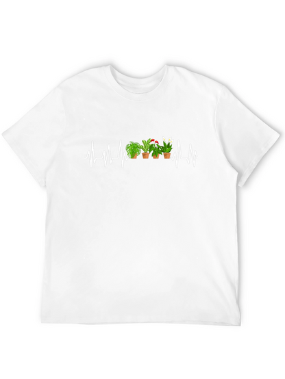 Heartbeat Plants Graphic T-Shirt - Gardener Gift