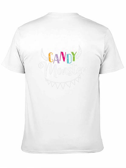 Candy Monster Graphic Tee - Halloween T-Shirt