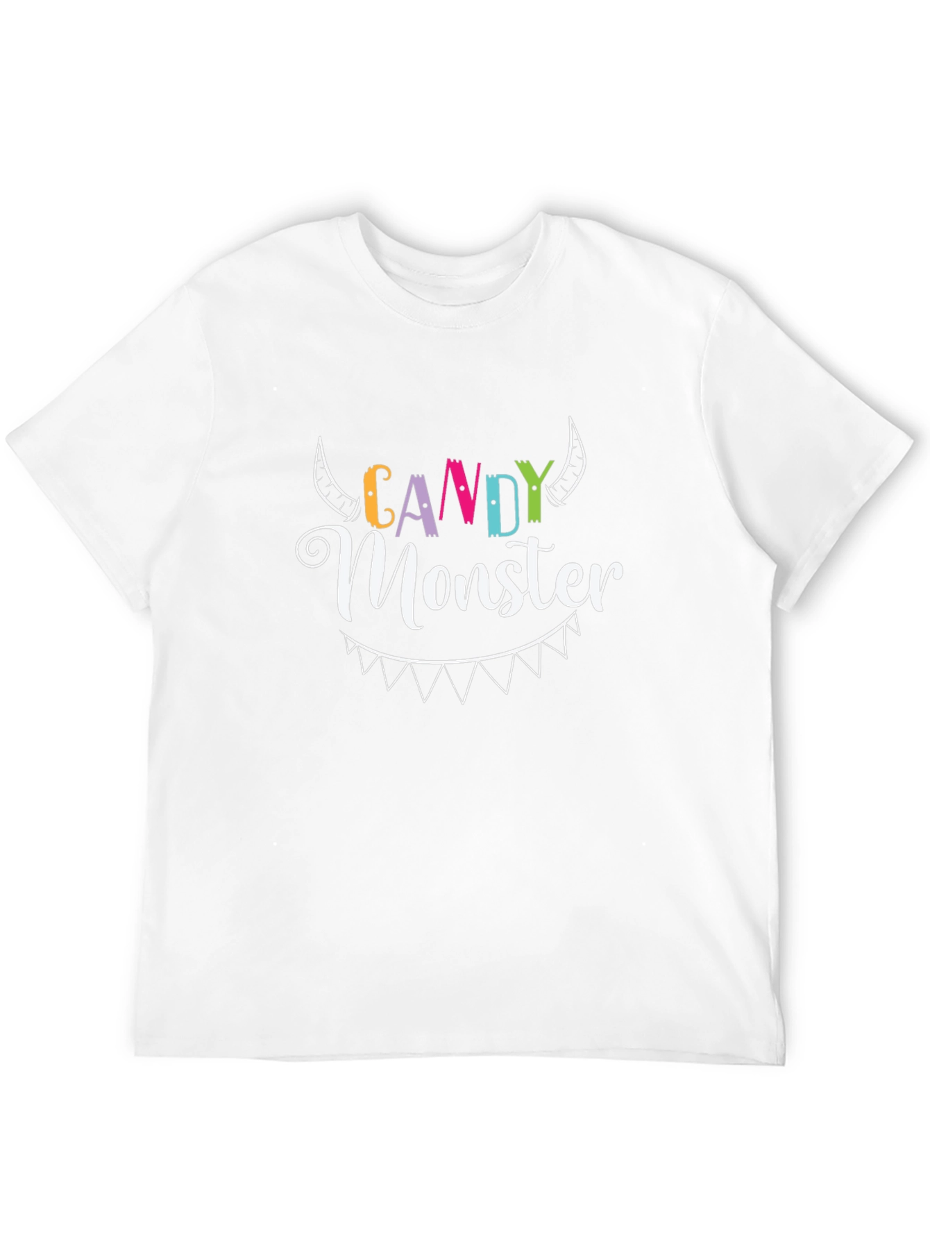 Candy Monster Graphic Tee - Halloween T-Shirt