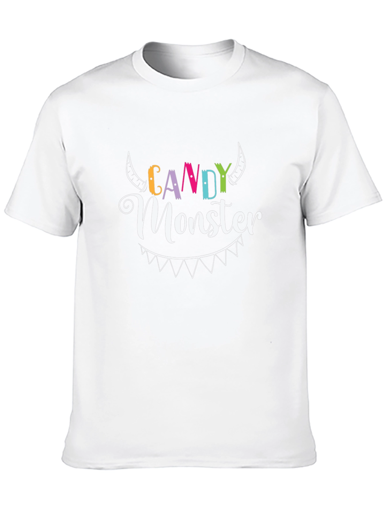 Candy Monster Graphic Tee - Halloween T-Shirt