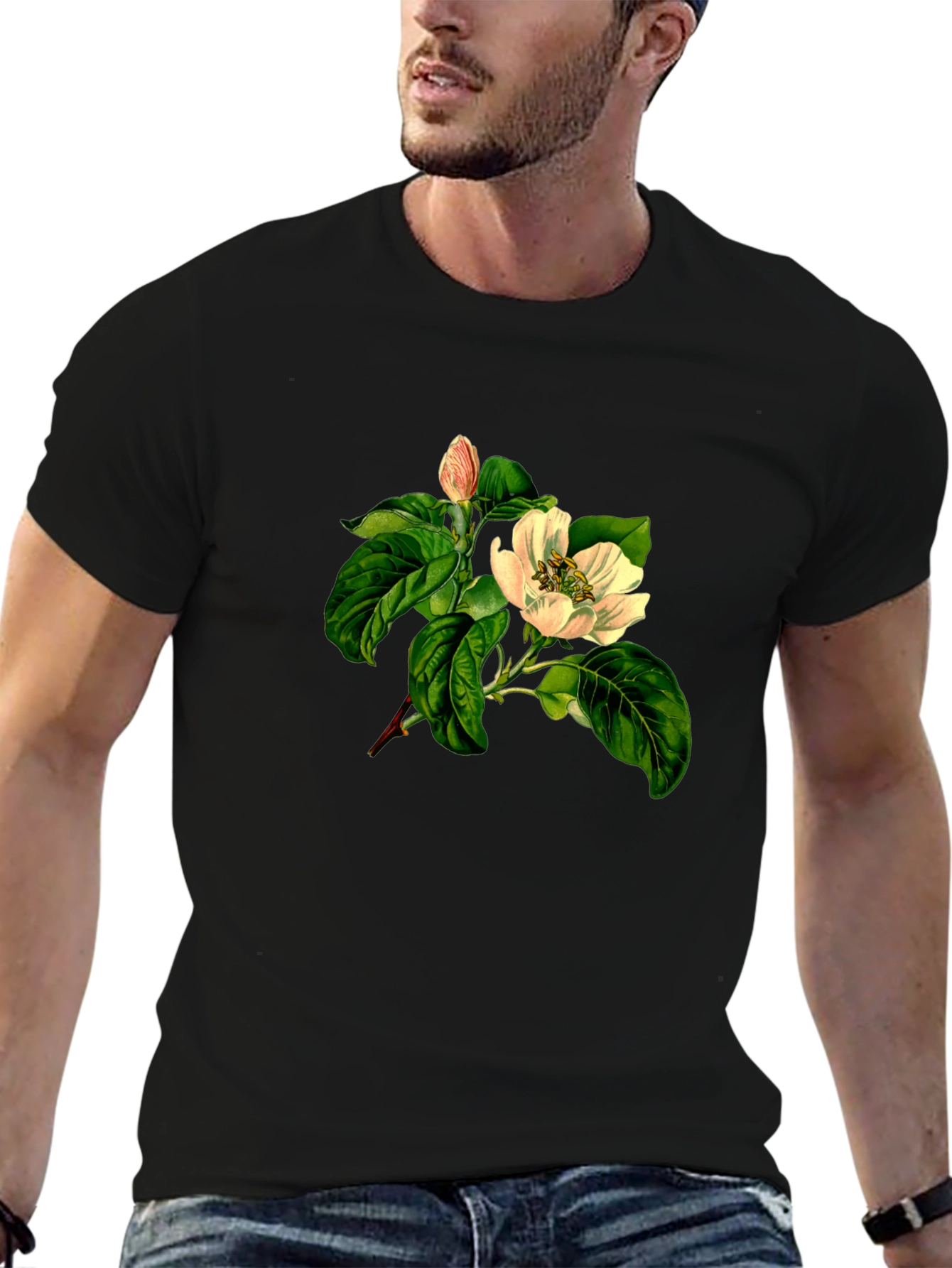 Botanical Black T-Shirt