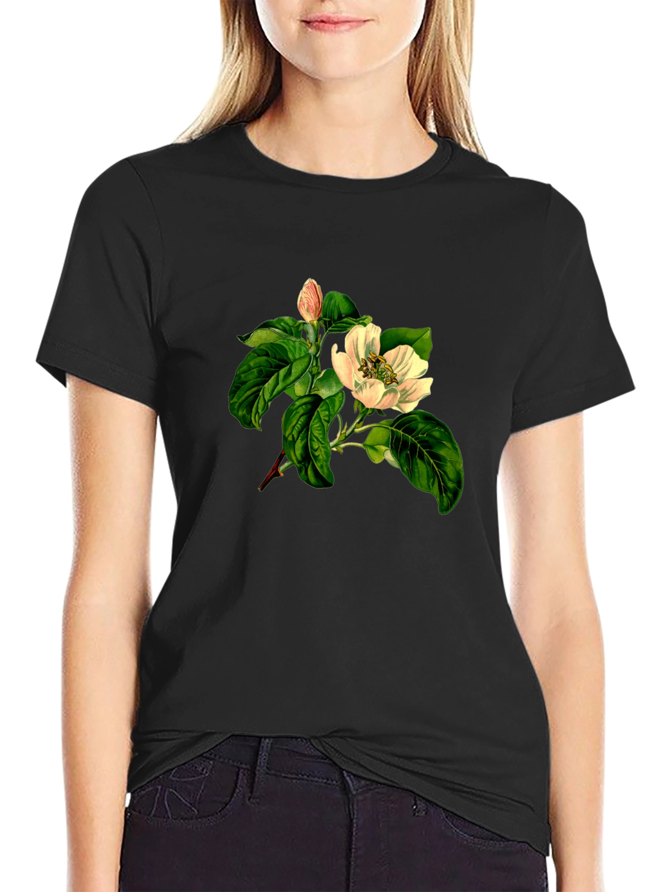 Botanical Black T-Shirt
