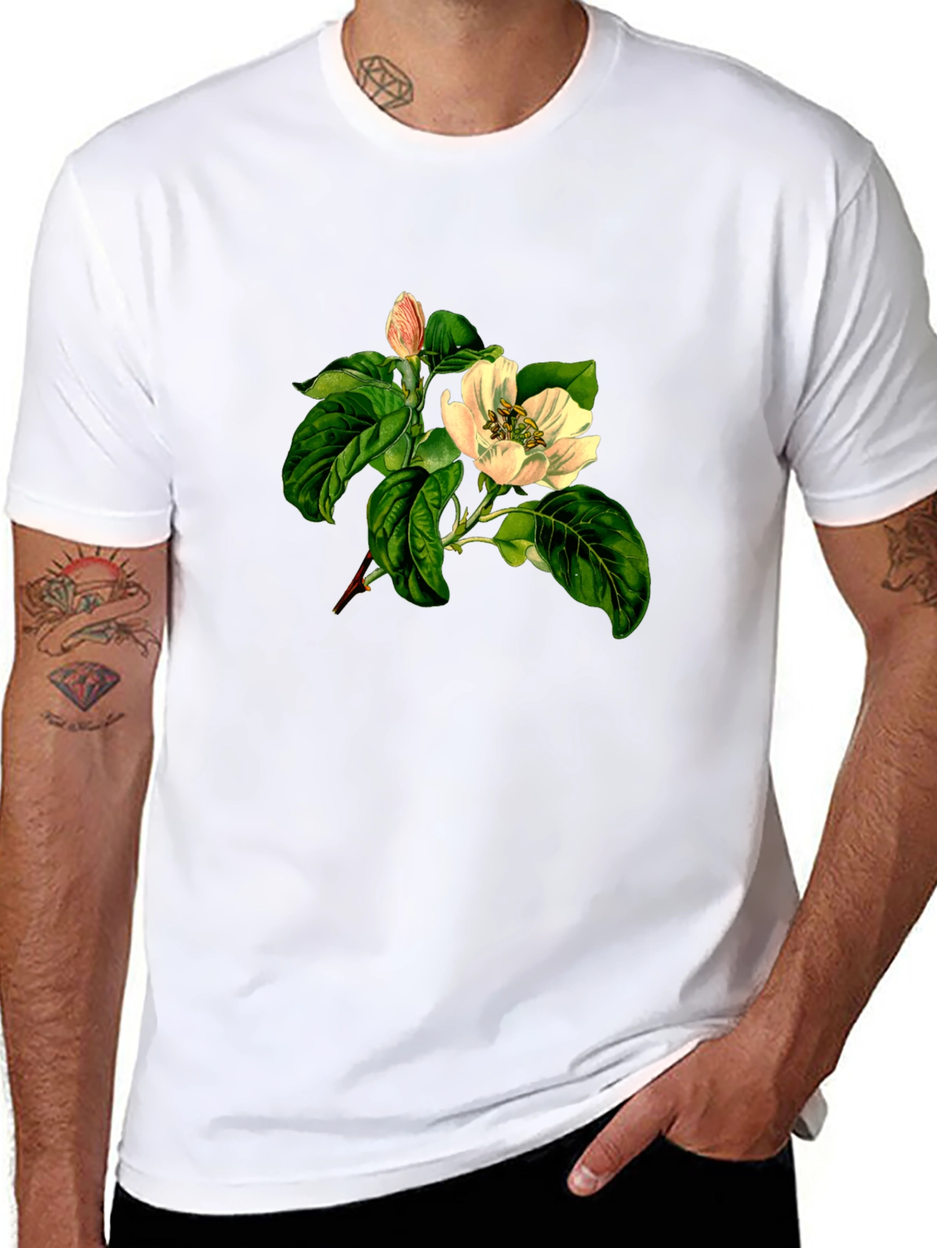 Botanical Black T-Shirt