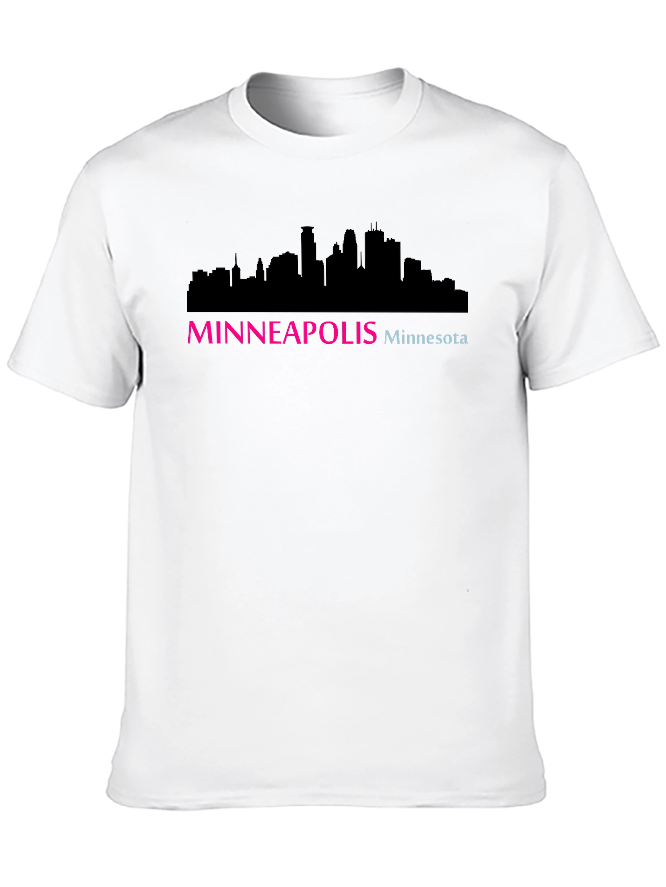 Minneapolis Skyline Graphic Tee - Black