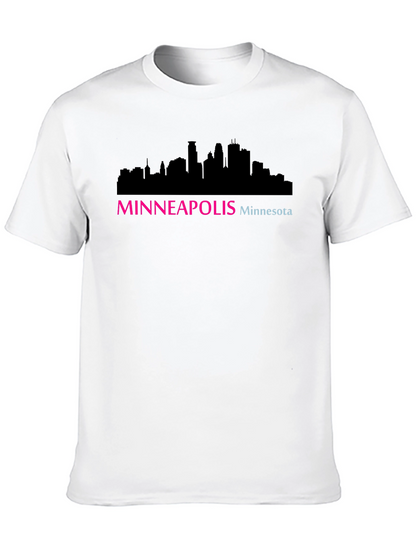 Minneapolis Skyline Graphic Tee - Black