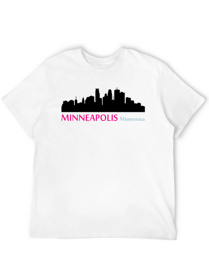Minneapolis Skyline Graphic Tee - Black