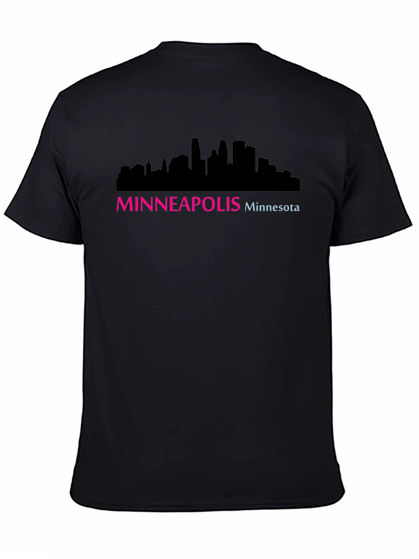 Minneapolis Skyline Graphic Tee - Black